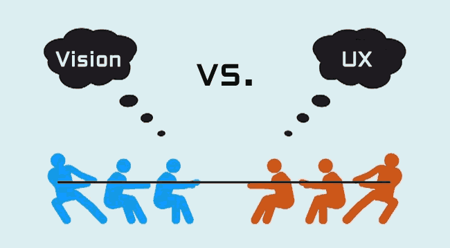 vision-versus-ux-design