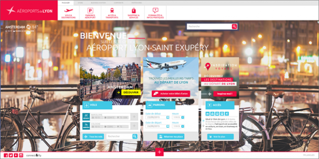 Aéroports de Lyon - homepage